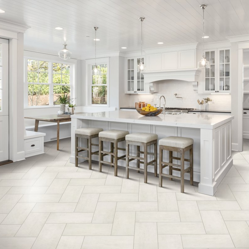 Stoller Floors providing tile flooring solutions in Orrville, OH - Sinova - White Canvas